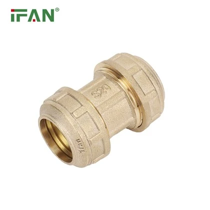 IFAN Brass PE Compression Fittings Socket