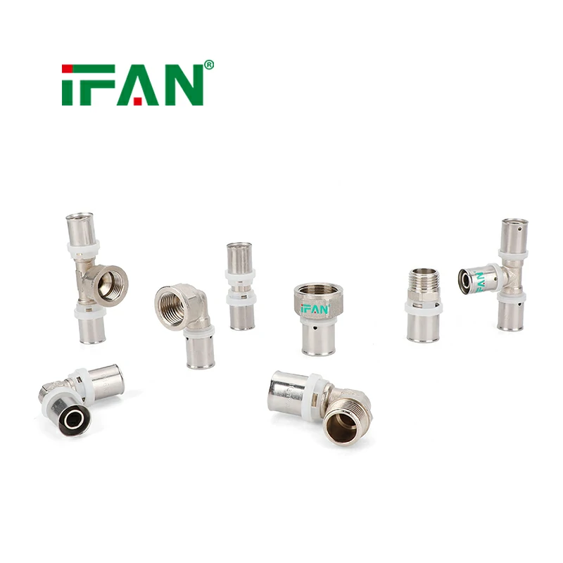 IFAN Tshiab Tsim Brass Press Fittings